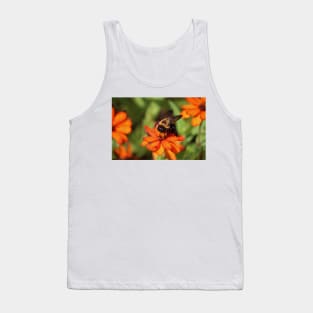 Bumblebee On Zinnia Tank Top